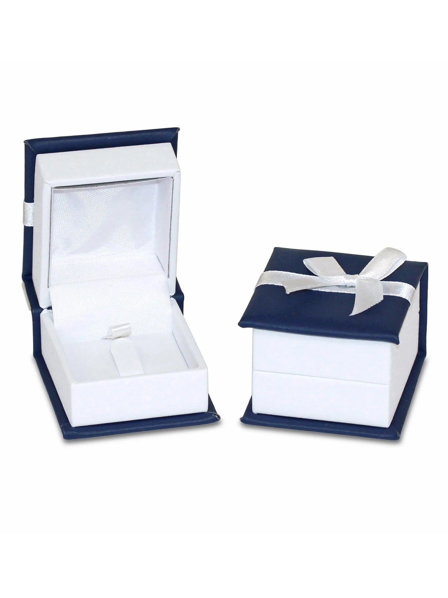 Women'S Created Sapphire and Created Emerald 10K White Gold Ring